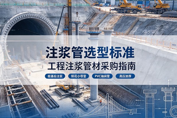 召陵注浆管选型标准