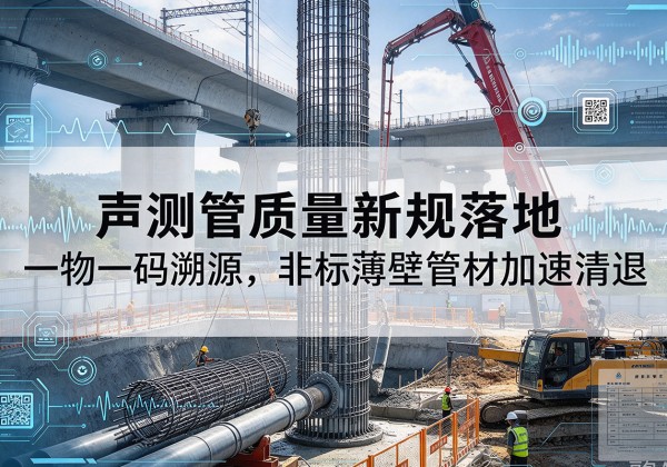 召陵声测管质量新规落地，一物一码溯源，非标薄壁管材加速清退
