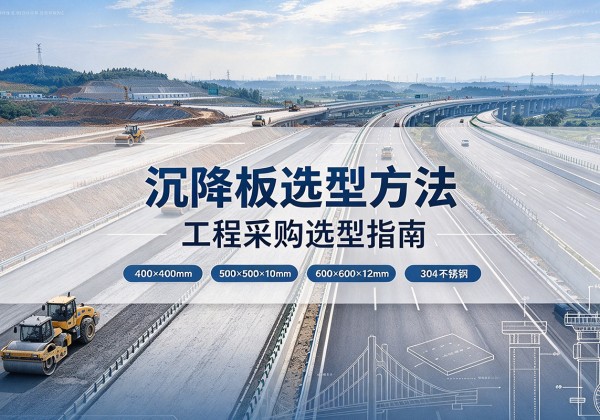 召陵沉降板选择方法